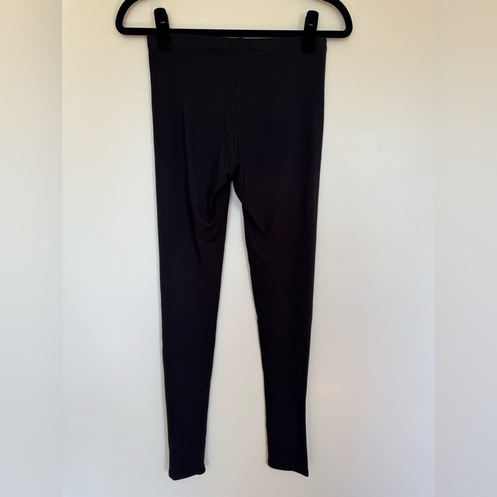 Vocal Black Studded Leggings EUC Size Medium - Picture 2 of 8